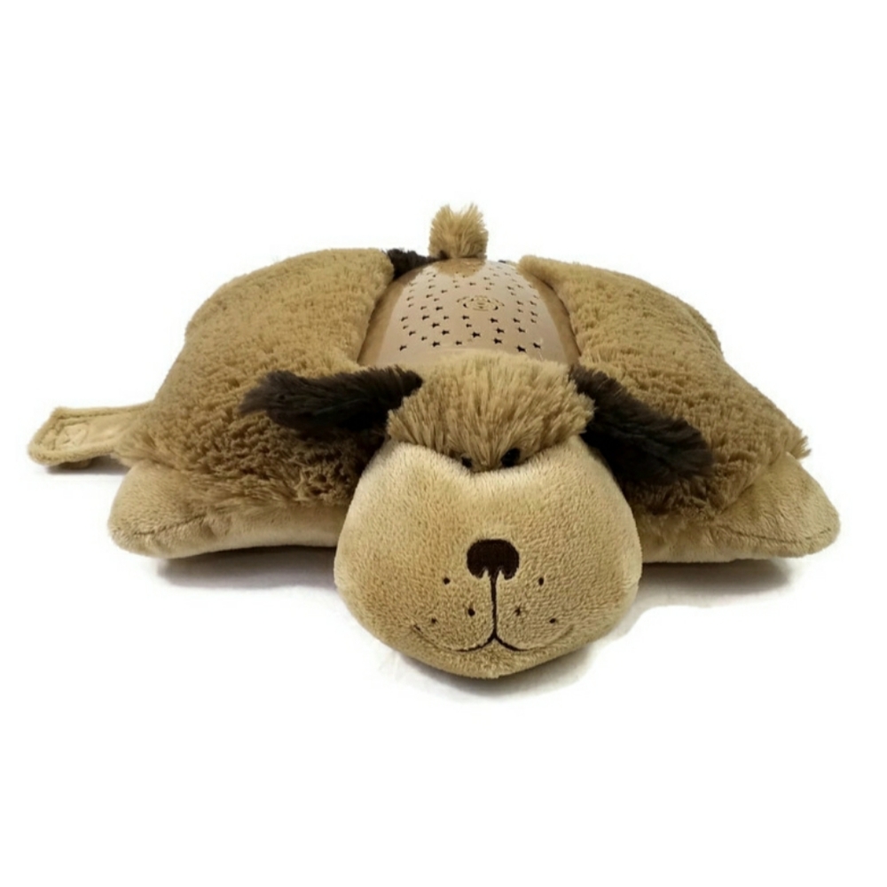 Dream Lites Pillow Pets 11" Snuggly Puppy Sleepy Time Lite Starry Night